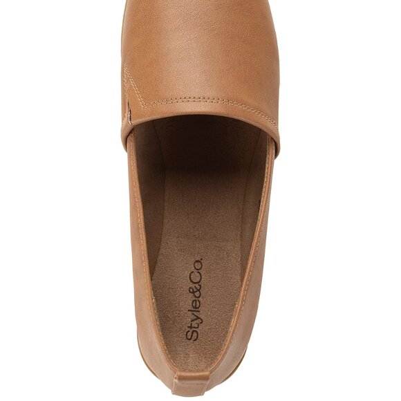 Style & Co Nolaa Coffee Round-Toe Slip-On Flats/NIB/10M - Picture 5 of 11